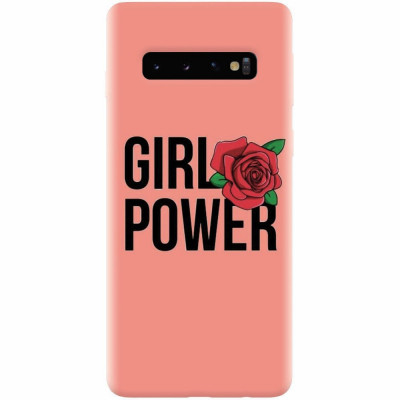 Husa silicon pentru Samsung Galaxy S10, Girl Power 2 foto