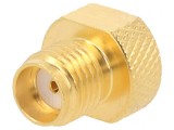 Conector SMA Mamă Drept 50&Omega; PTFE Aurit