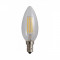 Bec lumanare filament LED, E14, 4W, 480Lm, 6500K