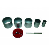 Set carote pentru placi ceramice Raider, 33-83 mm