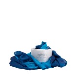 Cumpara ieftin Eșarfă Mătase Naturală Portofino Unisex Bleu/Albastru, Dublă Față, 185x65cm, Made in Italy