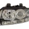 Far Audi A4 (B6), 11.2000-11.2004, partea Stanga, tip bec H7+H7+PY21W+W5W; electric; fara motor, DEPO