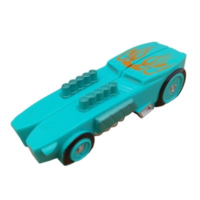 Masinuta dubla DEPOX&amp;reg;, Split Speeders, Steam Power, plastic, cu magnet, 9.5 cm, turcoaz foto