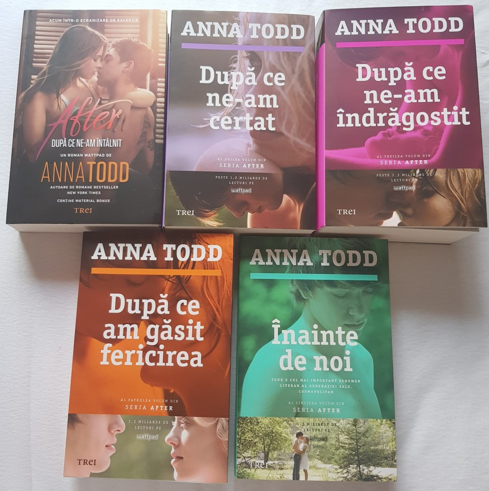 Seria After - Anna Todd (5 volume) | arhiva Okazii.ro