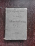 FORMULAIRE DES MEDICAMENTS NOUVEAUX POUR 1904 (CARTE IN LIMBA FRANCEZA)