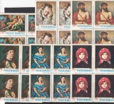 ROMANIA 1968 LP 668 REPRODUCERI I DE ARTA BLOCURI DE 4 TIMBRE MNH, Nestampilat