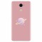 Husa silicon pentru Huawei Enjoy 7 Plus, Saturn On Pink