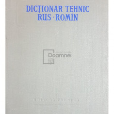 Tarasof Miron (red.) - Dictionar tehnic rus-roman (editia 1956)