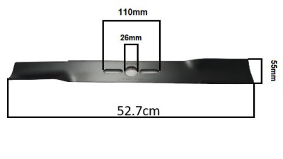 Cutit masina de tuns gazon universal 52.7cm foto