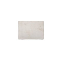 Covor Decorativ din Imitatie de Blana Rabbit Alba 190x140cm