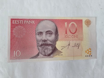Estonia 10 Krooni 2008 Noua foto