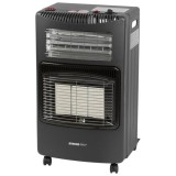 Incalzitor pe gaz, 2 in 1, ventilator electric, aprindere piezoelectrica, cu roti, furtun, regulator, 1.5-4.2 kW, 110-305 g/h, Strend Pro