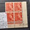1938-1941-Franta-MercurYT412 tip II-bl4-colt coala feb. 41 MNH YT=275 E