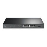 TP-Link TL-SG1218MPE Gestionate L2 Gigabit Ethernet (10/100/1000) Power over Ethernet (PoE) Suport 1U Negru