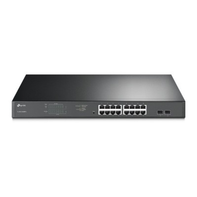 TP-Link TL-SG1218MPE Gestionate L2 Gigabit Ethernet (10/100/1000) Power over Ethernet (PoE) Suport 1U Negru foto