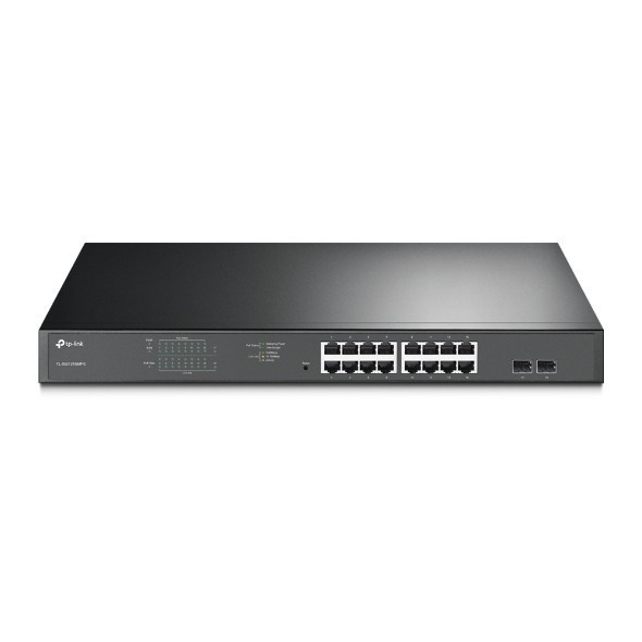 TP-Link TL-SG1218MPE Gestionate L2 Gigabit Ethernet (10/100/1000) Power over Ethernet (PoE) Suport 1U Negru