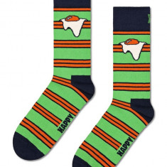 Happy Socks sosete Egg On Stripe Sock culoarea verde