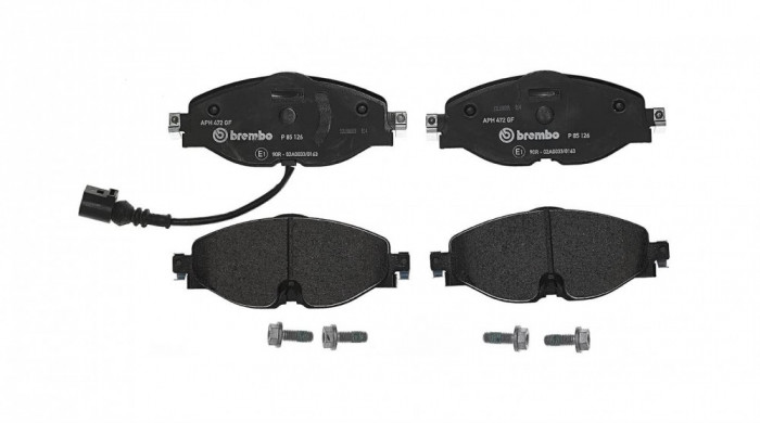 Placute frana punte fata Brembo P85126 pentru AUDI CUPRA SEAT SKODA VW - RESIGILAT