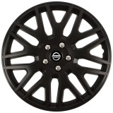 Set 4 Capace Roti 15 inchi (R15) Dakar Negru, Compatibile Cu Nissan