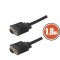 Cablu monitor VGA fisa - fisa 1.8m dublu ecranat negru delight