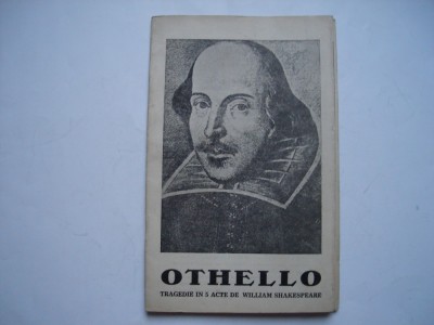 Othello - tragedie in 5 acte de William Shakespeare - plian de teatru RPR foto