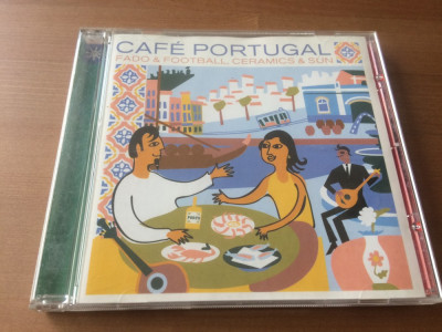 cafe portugal cd disc selectii muzica fado world latino portugalia UK 2004 VG+ foto