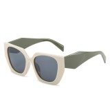 Ochelari de soare pentru femei, 3967, beige / gray