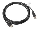 Cumpara ieftin LANBERG CA-USBE-10CC-0030-BK extension cable USB 2.0 AM-AF 3m black