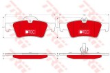 Set placute frana,frana disc MERCEDES S-CLASS Cupe (C216) (2006 - 2013) TRW GDB1546DTE