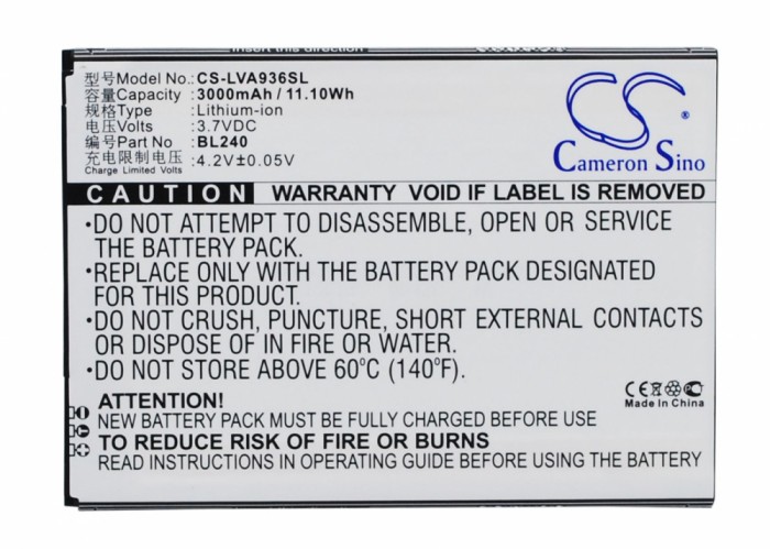 Acumulator Lenovo A936 A938 A938T Note 8 BL240