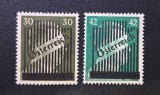Austria (Ocupația Aliată) 1945 "Hitler" Valori Mari (30 Pf &amp; 42 Pf) cu Supratipar "&Ouml;sterreich" și Anulare Tip " Bare Verticale" - Cod: -TG1