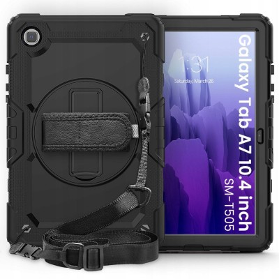 Husa Plastic - TPU Tech-Protect SOLID360 pentru Samsung Galaxy Tab A7 10.4 (2020), Neagra foto