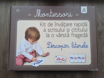 Montessori - Descopar literele foto