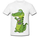 Cumpara ieftin Tricou &quot; Crocodil inteligent &quot;