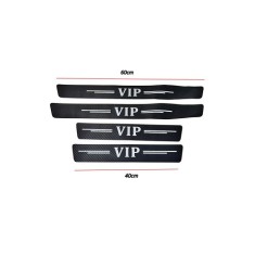Set abtibild protectie praguri auto carbon 5d PET Cod: MKTTQ-V4PCS-VIP Automotive TrustedCars