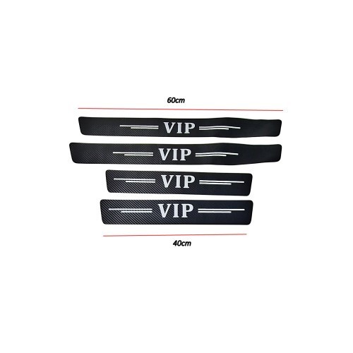 Set abtibild protectie praguri auto carbon 5d PET Cod: MKTTQ-V4PCS-VIP Automotive TrustedCars