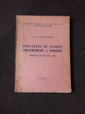 PRELEGERI DE ISTORIE CONTEMPORANA A ROMANIEI - EUFROSINA POPESCU