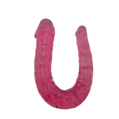 Dildo Leso Double Head Mini Pink foto