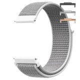 Curea material textil, compatibila Huawei Watch Fit 2, cu adaptor dedicat, Light Gray
