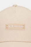 Armani Exchange șapcă de baseball din bumbac culoarea verde, XW001502 AF19099