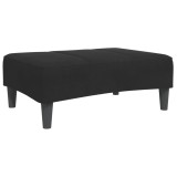 Cumpara ieftin Taburet, negru, 77x55x31 cm, catifea