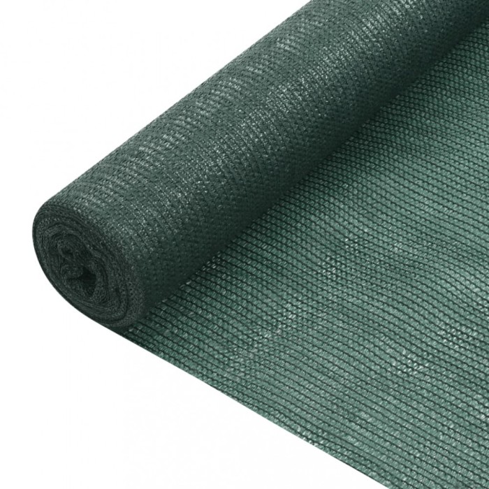 vidaXL Plasă protecție intimitate, verde, 1x50 m, HDPE, 75 g/m&sup2; 149373