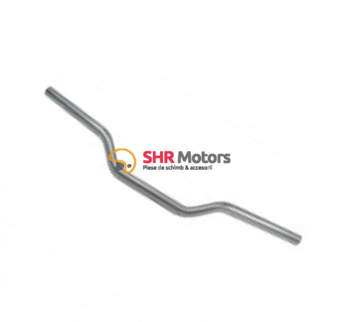 Ghidon aluminiu Moto / Cross argintiu 28.6 mm
