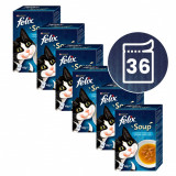 Cumpara ieftin FELIX Soup Selecție delicioasă cu cod, cu ton, cu cambulă 36 x 48 g