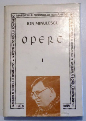 OPERE de ION MINULESCU , VOL. 1 , 1995 foto