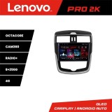 Navigatie Nissan Pulsar 2014-2018 Android QLED 2K, 8GB RAM, 256GB, 360