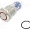 Intrerupator anti-vandalism, ON-(ON), &Oslash;16.2mm, BULGIN, MP0045/1E2RD012S