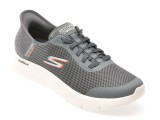 Cumpara ieftin Pantofi sport SKECHERS gri, GO WALK FLEX, din material textil