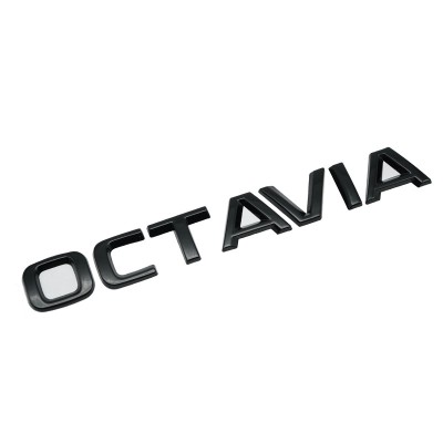 Emblema Octavia pentru Skoda, negru foto