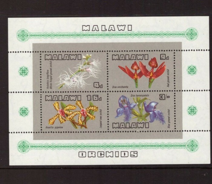 MALAWI, FLORA - BLOC MNH